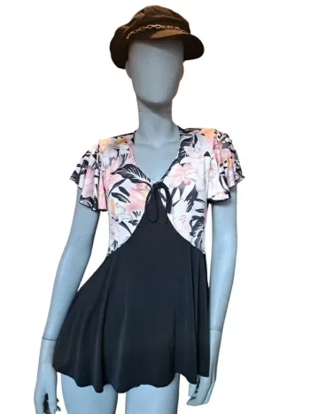 top tunique fleuri