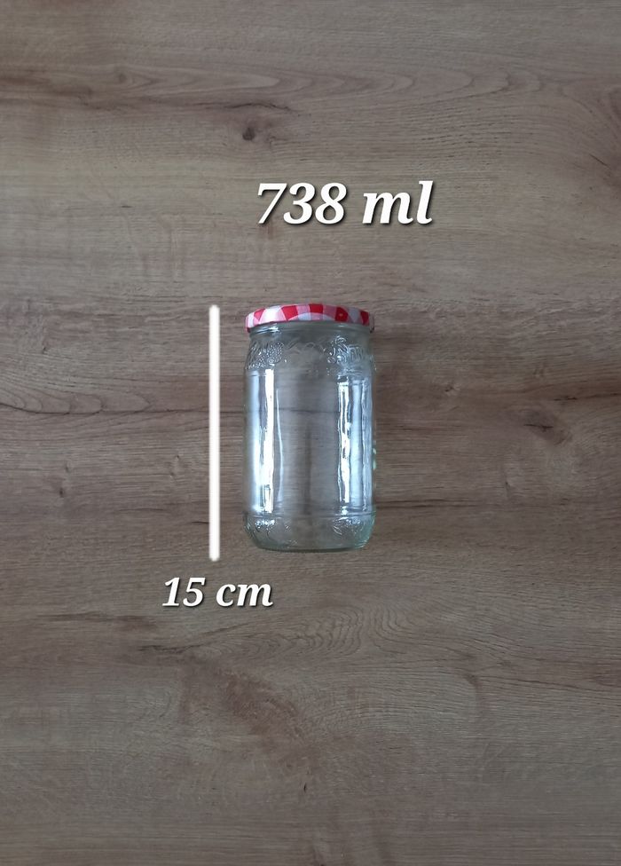 Pots en verre " 12×738 ml " - photo numéro 4