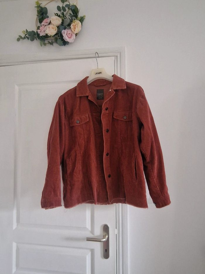 Veste/ Surchemise cotelé rose brûlée primark