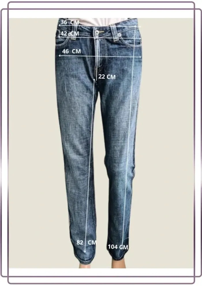 Jean vintage y2k Les Petites Bombes, coupe straight ,taille basse , 100 % coton - photo numéro 7