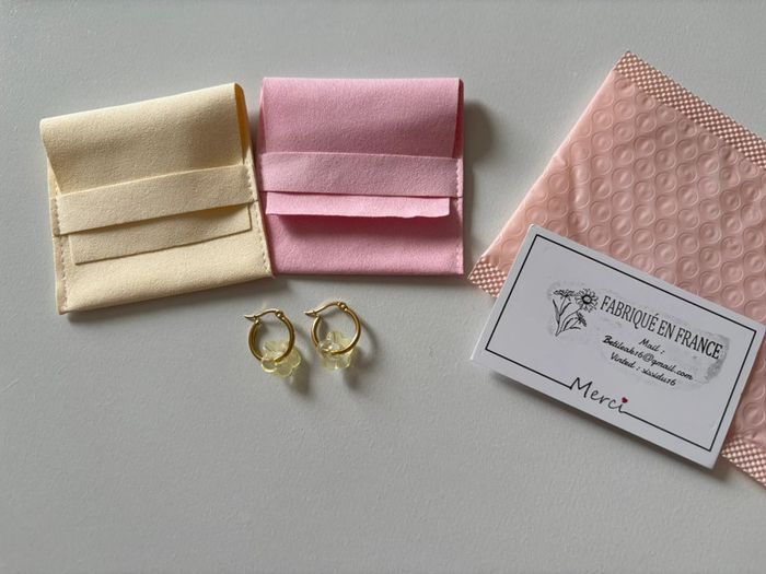 Créole pendentif fleur - photo numéro 2