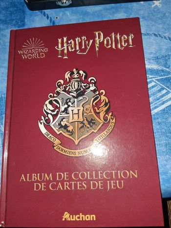 Livre avec carte harry potter