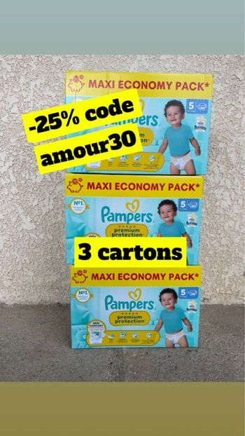 Pampers premium protection taille 5