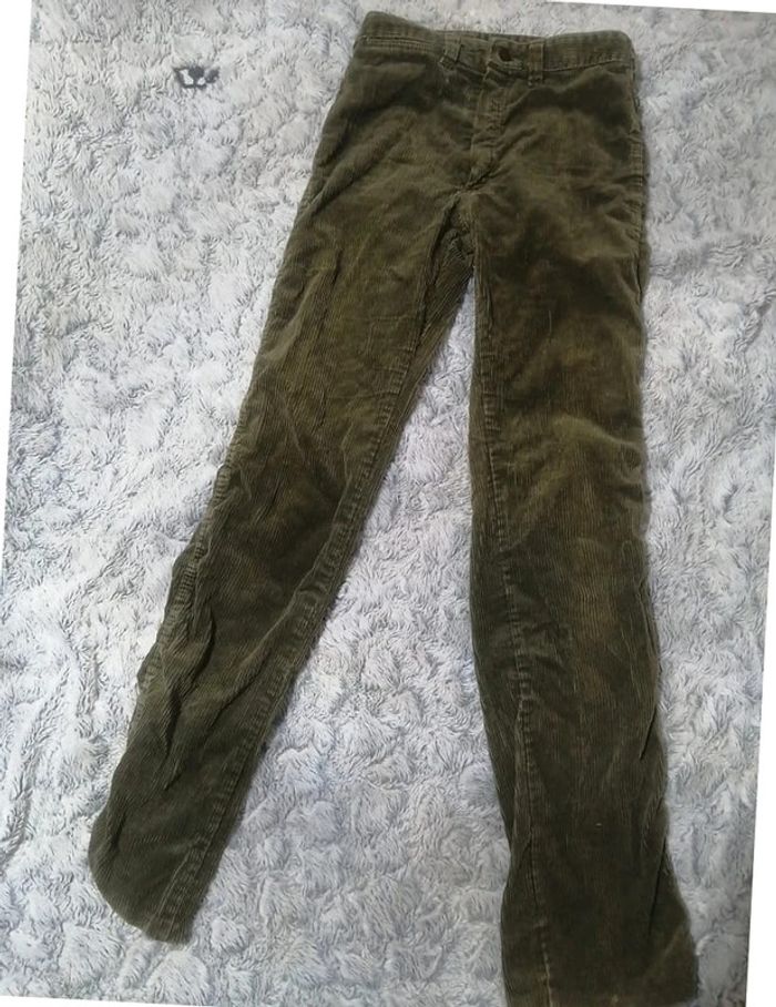 pantalon et legging sans marque vert taille 38