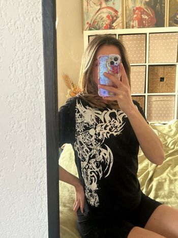 T-shirt noir vintage 