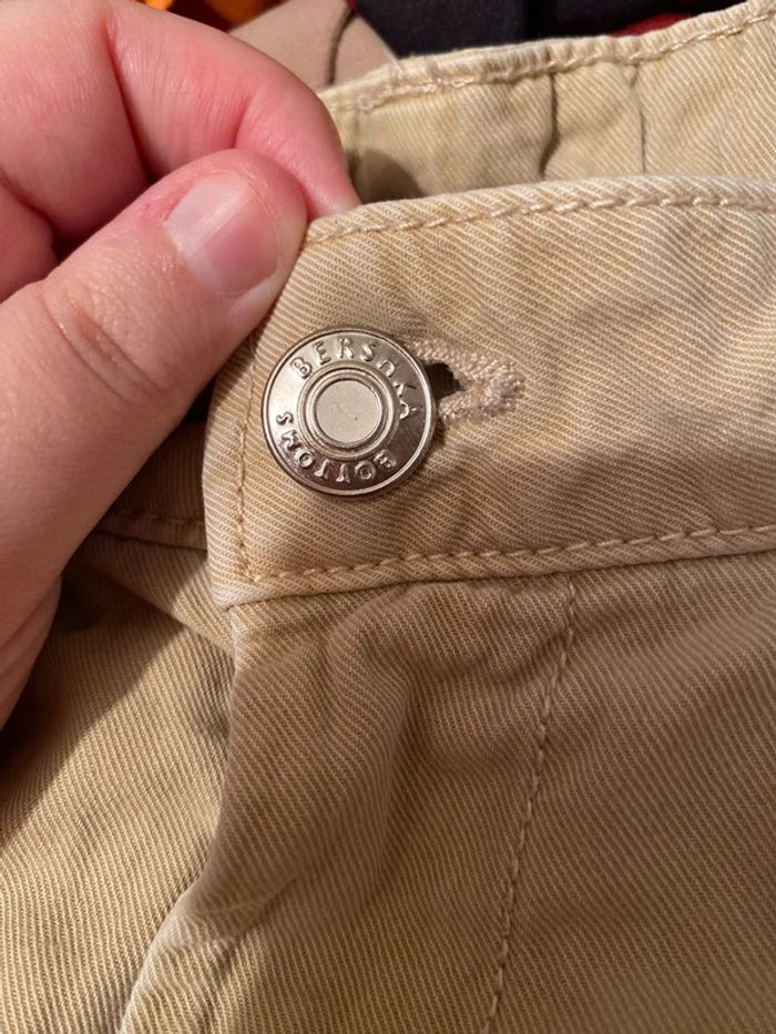 Pantalon jeans beige - photo numéro 3