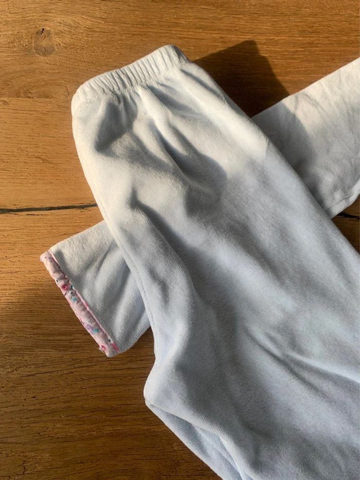 Pyjama velours bleu sergent major 8 ans - photo numéro 2