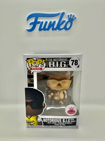 Funko Pop Rocks Notorious 78 Gold CUSTOM