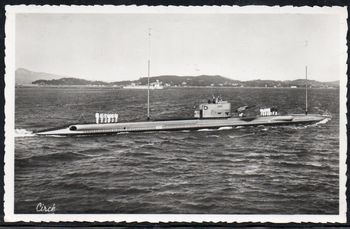 CPA - Marine Militaire - Sous - Marin " CIRCE " -N°7591