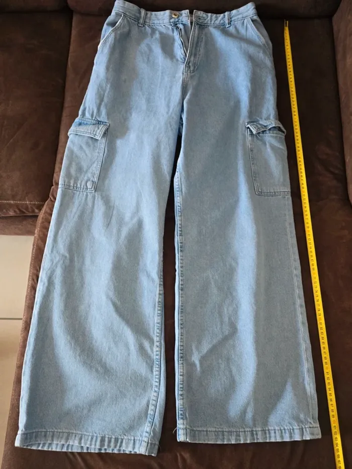 Jean wideleg cargo 38 Bershka Neuf - photo numéro 4