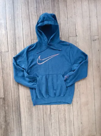 Sweat à capuche nike bleu S