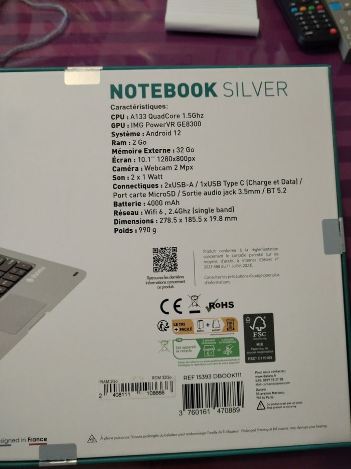 Notebook silver - photo numéro 6