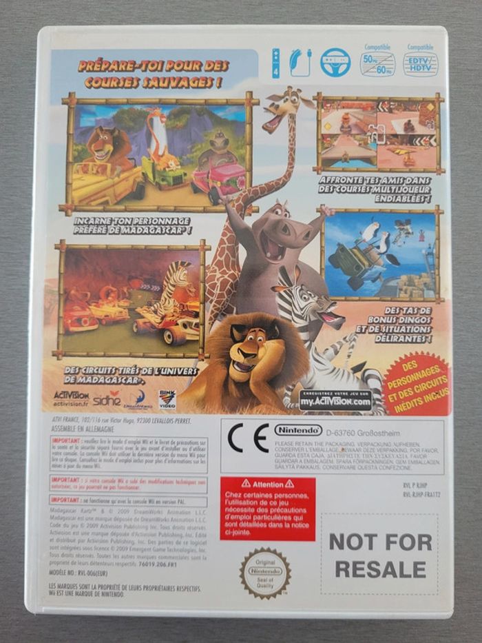 Jeux vidéo wii Madagascar kartz - photo numéro 2