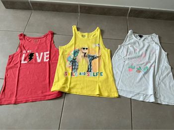 Lots débardeurs 8 ans