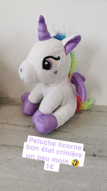 Peluche licorne