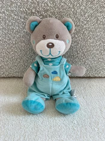 Doudou ours bleu Tex