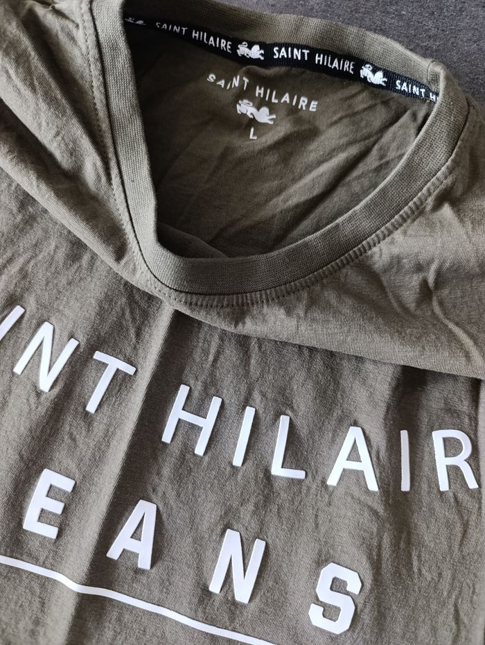 T-shirt manches courtes Saint Hilaire Jeans Taille L. - photo numéro 3