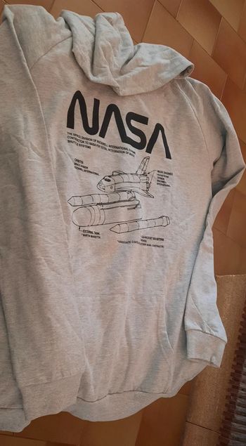 Sweat Nasa à capuche M