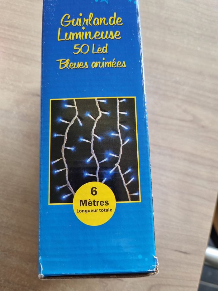 Guirlande lumineuse bleues animées - photo numéro 2