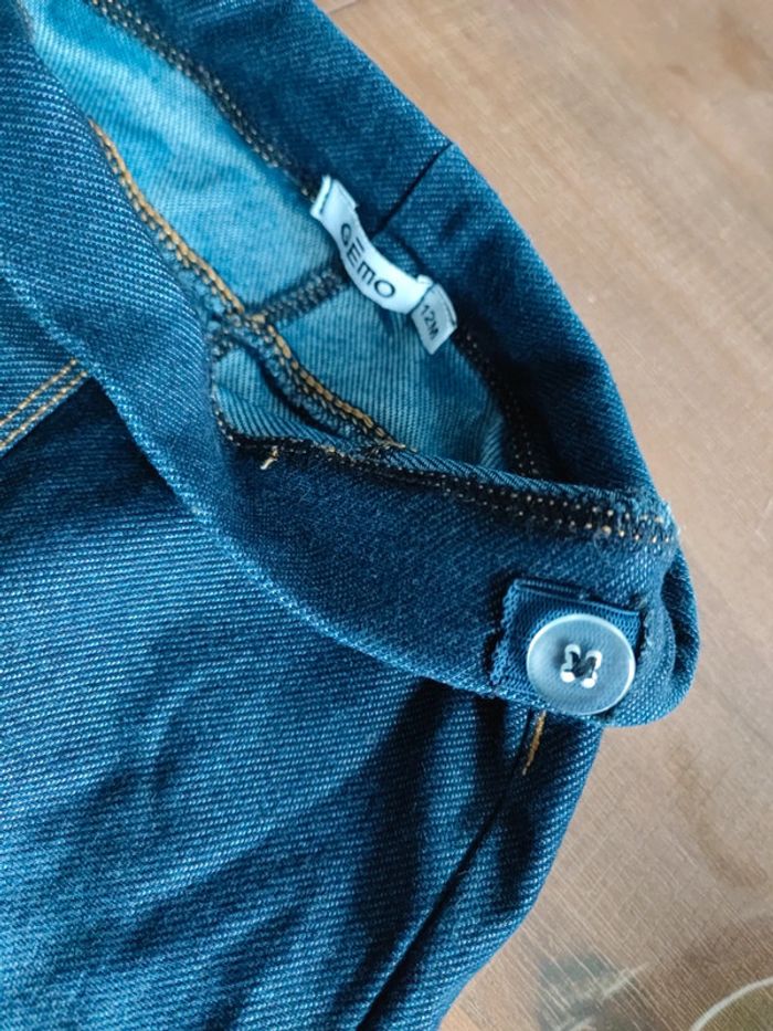 Jegging jean bleu 12 mois - photo numéro 3