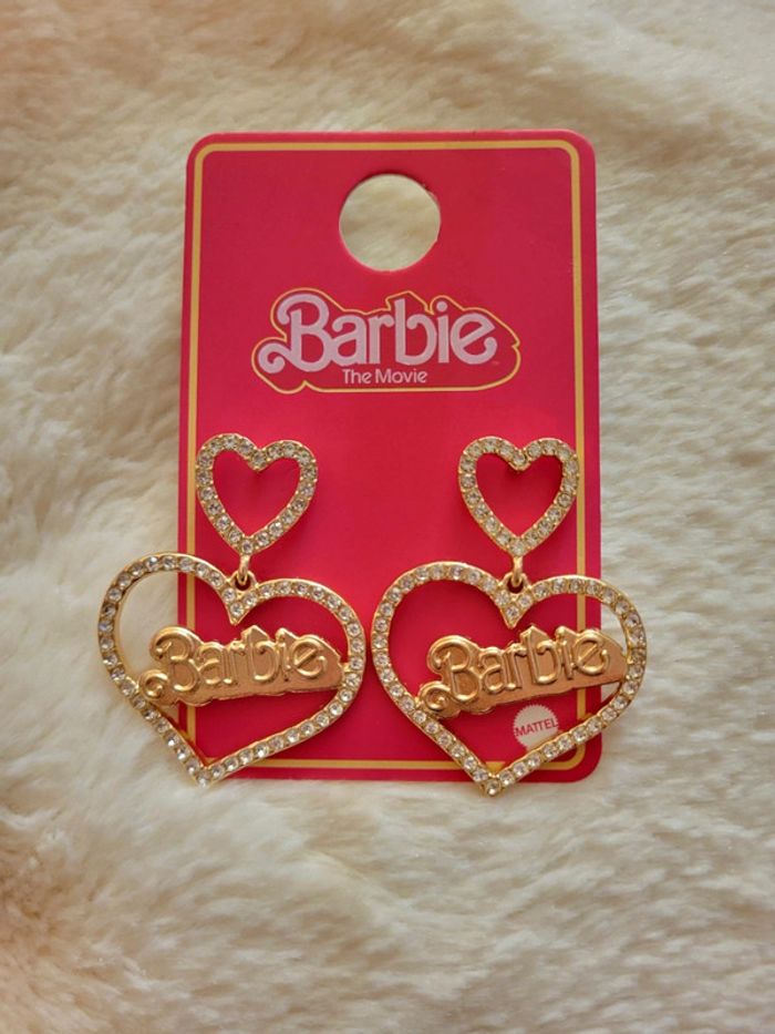 Boucles d'oreilles Barbie