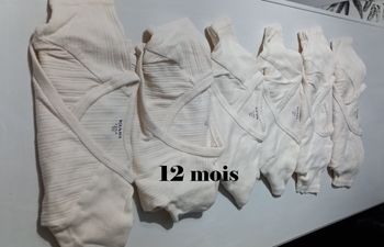 Lot 6 bodies beige Kiabi