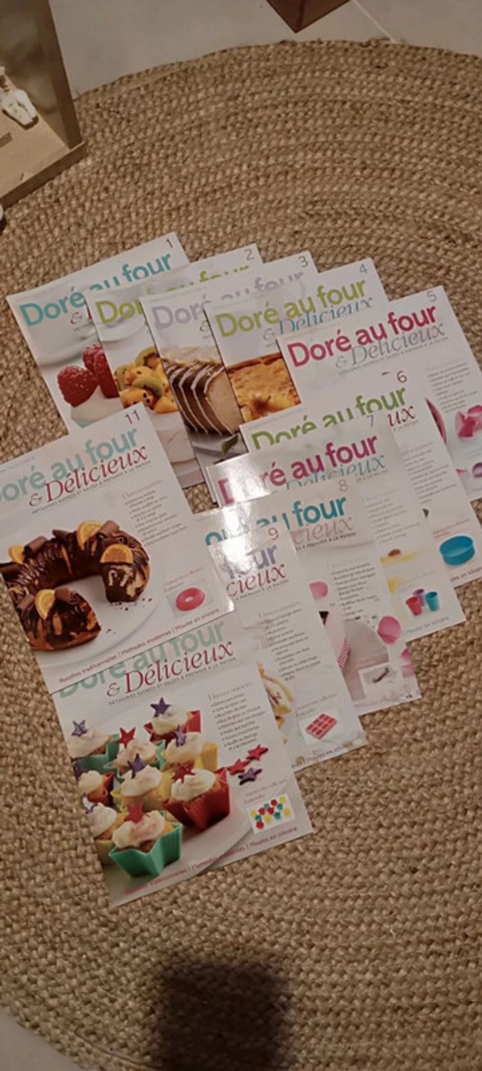 Lot revues de recettes de cuisine doré au four - photo numéro 2