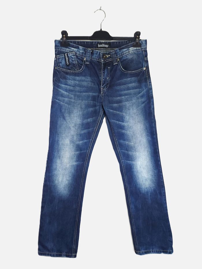 Jean Homme Hoodboyz Bleu Marine - Hip-Hop Streetstyle Vintage - Taille 40 (W30)