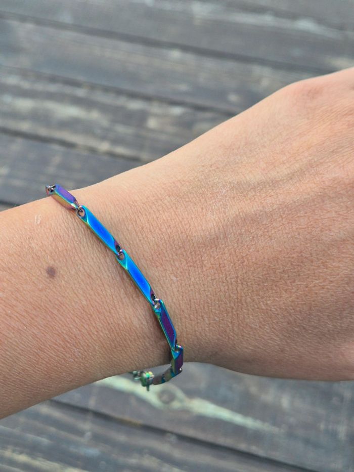 Magnifique bracelet homme caméléon - photo numéro 3