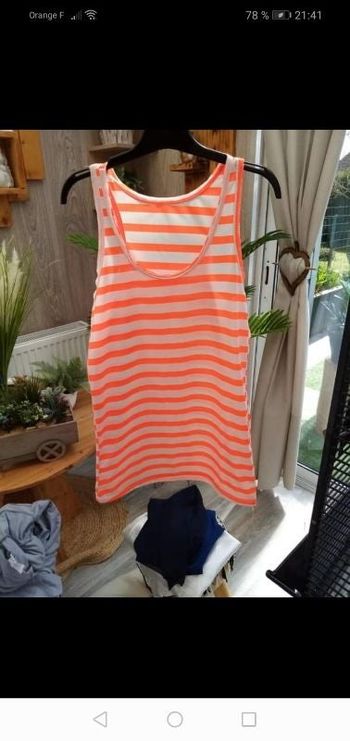 Débardeur orange M/L