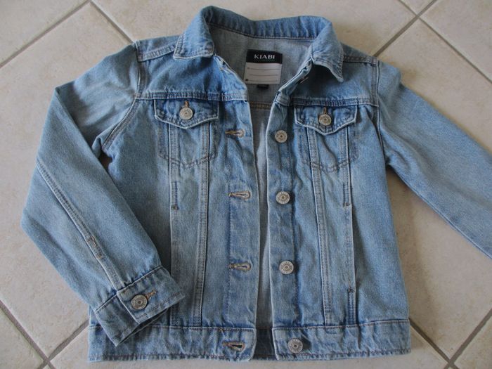 Veste en jean bleu clair fille Kiabi - 8 ans - photo numéro 2
