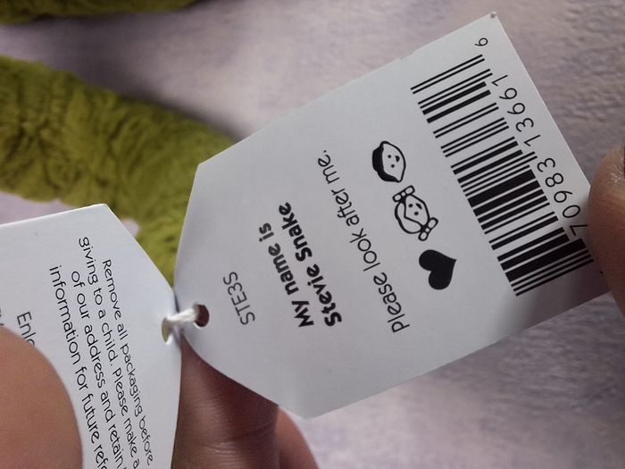 Peluche Jellycat serpent Stevie Snake - photo numéro 5