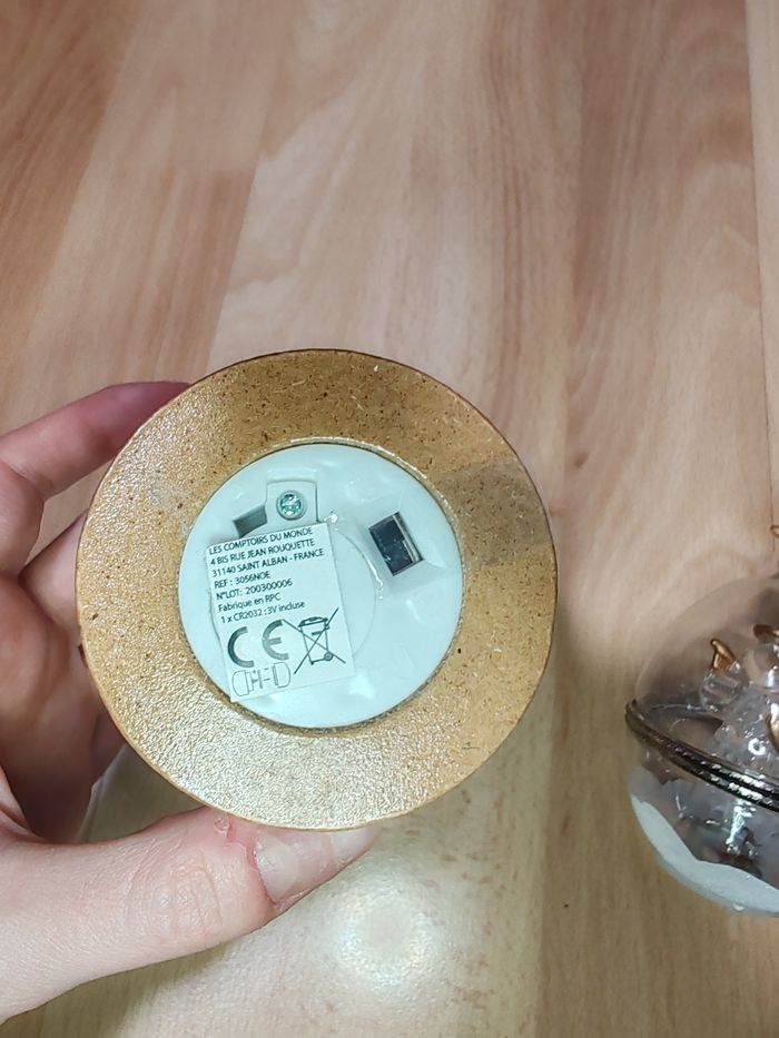 Lot de 2 boules de Noël qui s'illuminent - photo numéro 5