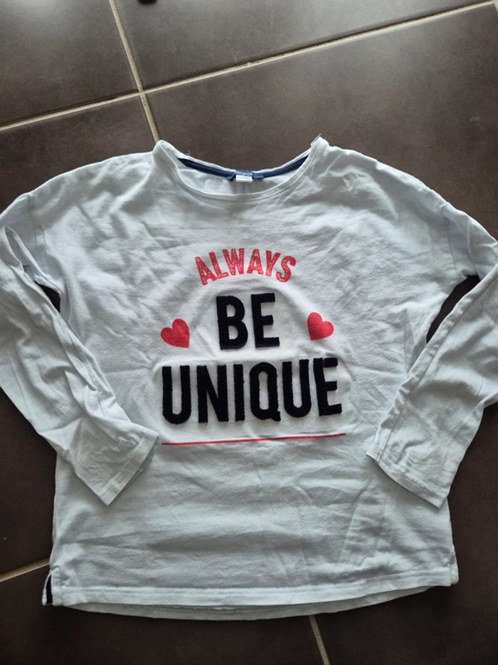 Tee-shirt manches longues Okaïdi 10 ans