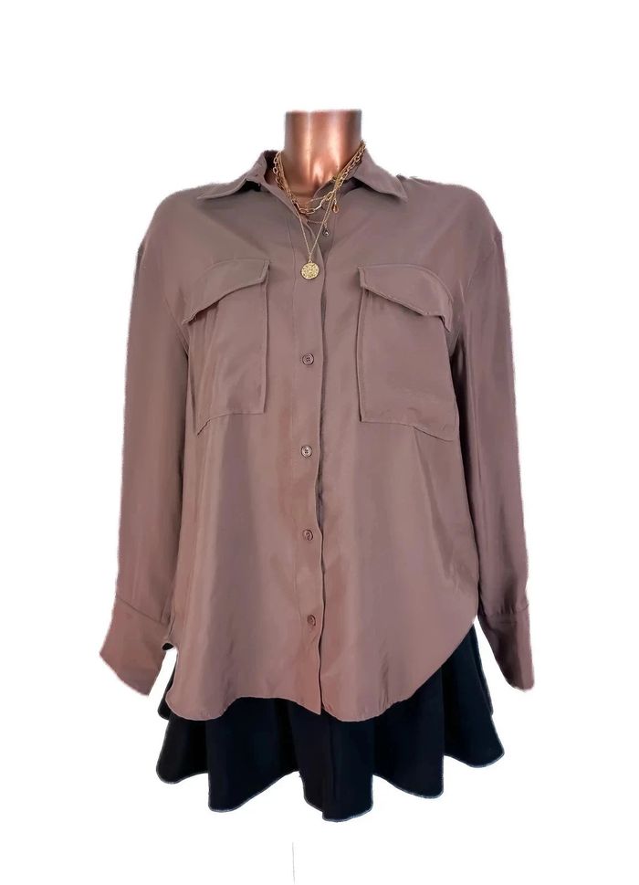 Magnifique chemise marron Zara