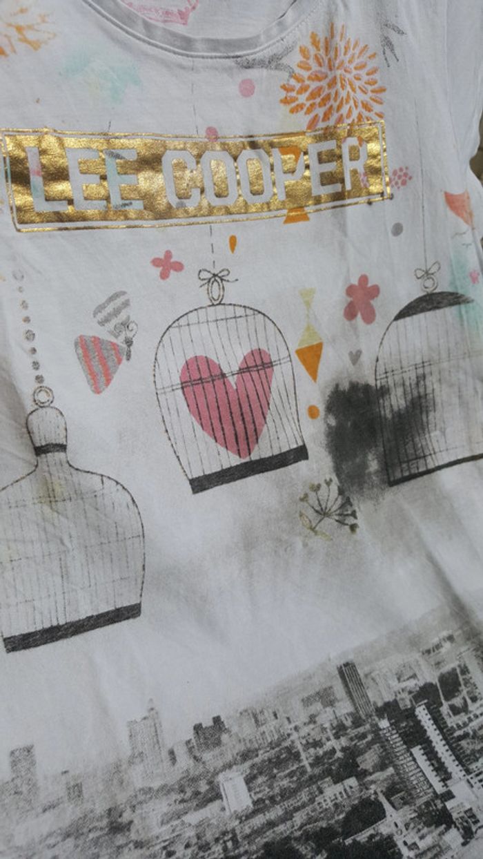 Tee shirt Lee Cooper avec motifs 16 ans - photo numéro 2