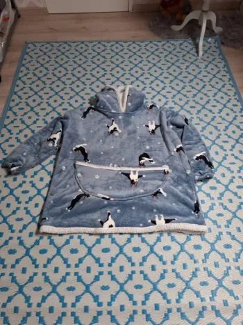 Veste polaire motif bulldog
