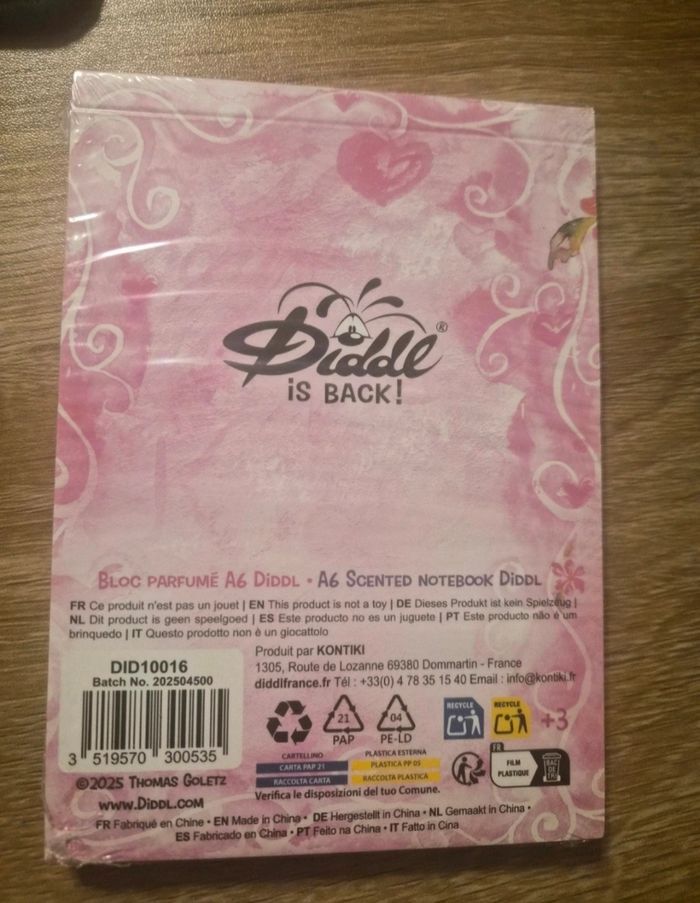 Bloc note diddl - photo numéro 2