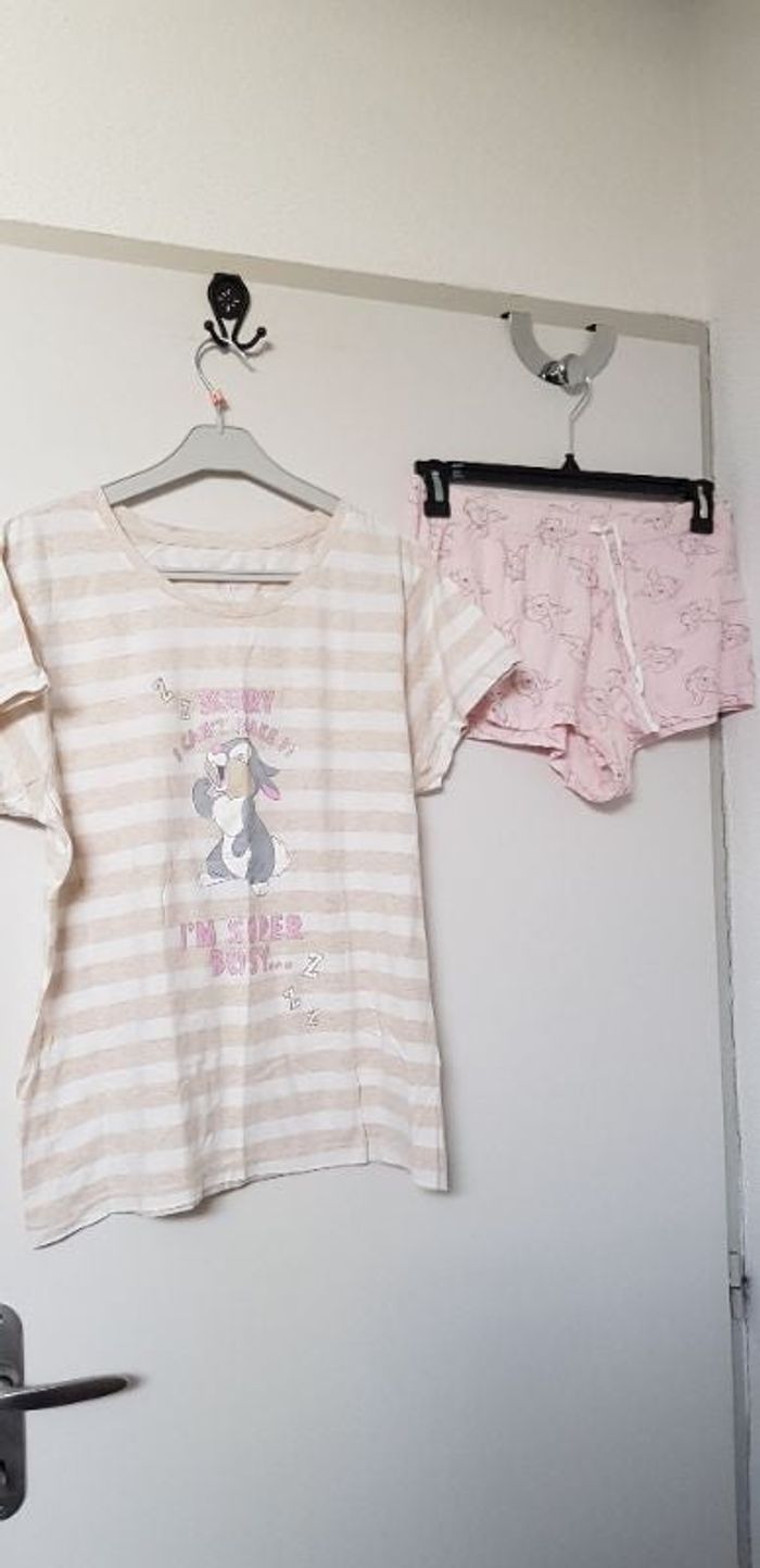 Ensemble pyjama Disney haut taille L et le bas taille S