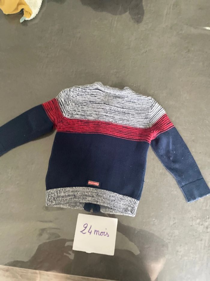 Gilet zippé smiley - photo numéro 3