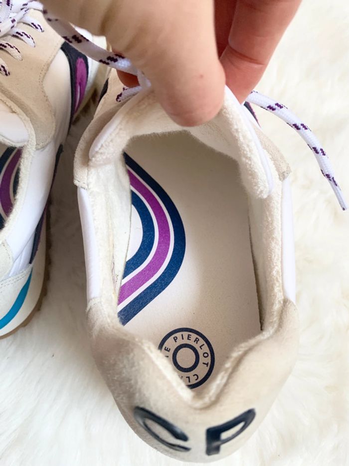 Très belle baskets en cuir suédé Claudie Pierlot Paris | pointure 41 | neuf avec étiquette - photo numéro 11