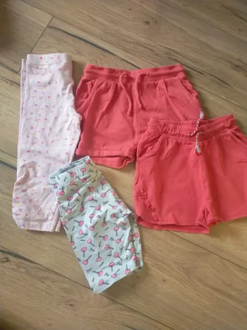 Lot short pantacourt 6 ans