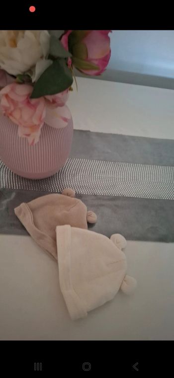 Bonnets coton naissance