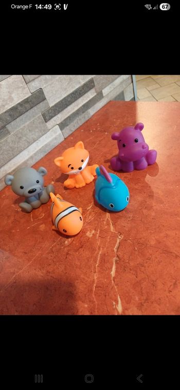 Lot de 5 animaux