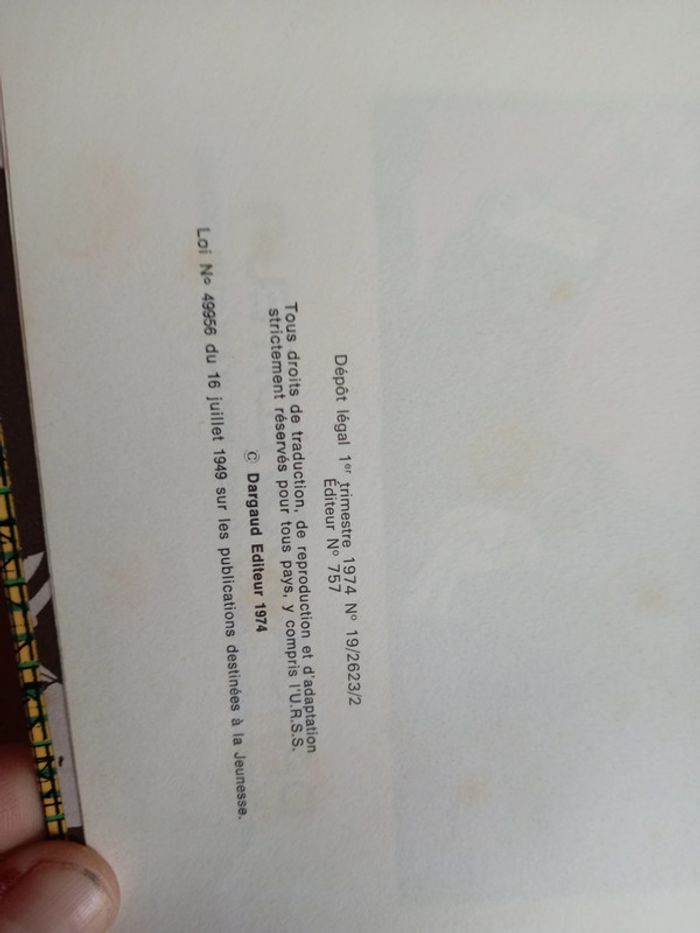 bd de Tardi, Adieu Brindavoine édition de 1974 - photo numéro 8