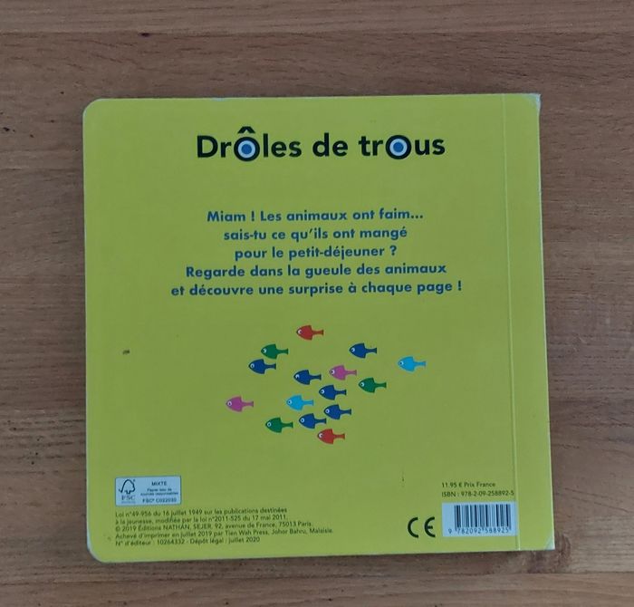 livre cartonné : Miam - photo numéro 4