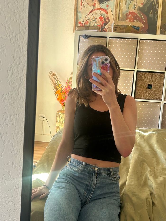 Débardeur côtelé sport asos 4505