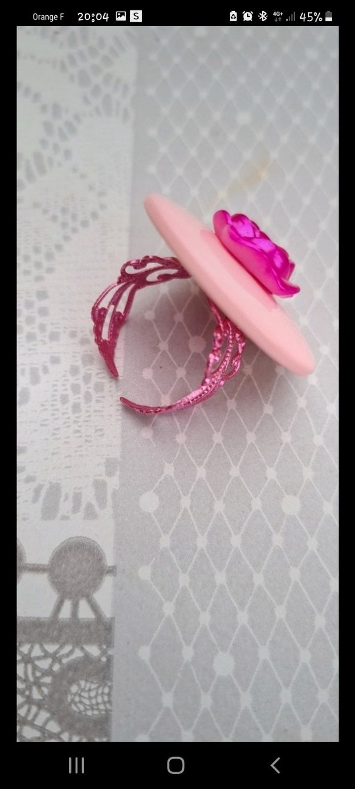 Bague rose - photo numéro 2