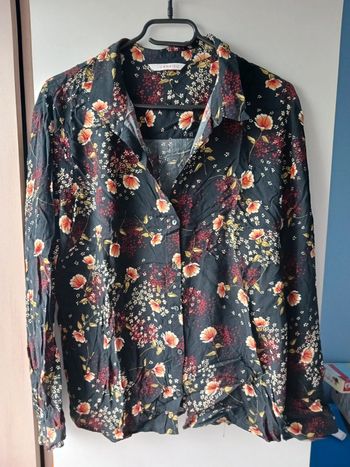 Chemisier fleuri Camaïeu taille L40