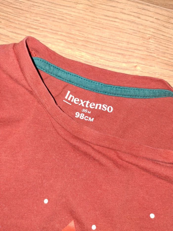 T-shirt manches longues In Extenso 36 mois – motif ours noël/hiver - photo numéro 3